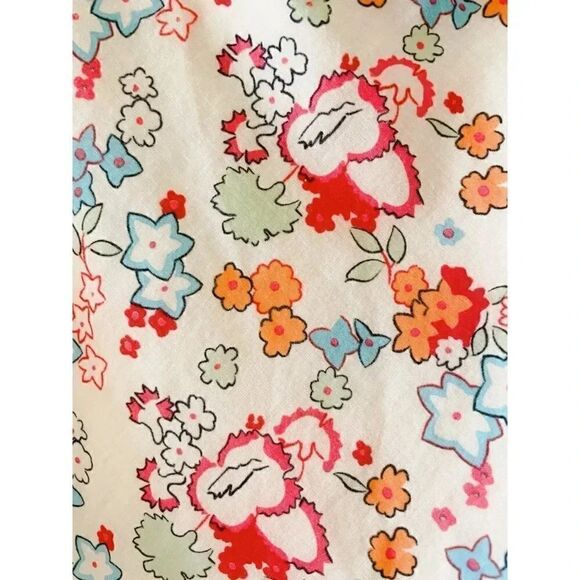 White and Warren Floral Multicolor Lined Womens Maxi Skirt - Picture 4 of 4